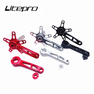 Litepro จานหน้าจักรยาน โลหะผสมอลูมิเนียม 110BCD 130 มม. 5 เขี้ยว น้ําหนักเบา สําหรับเด็ก