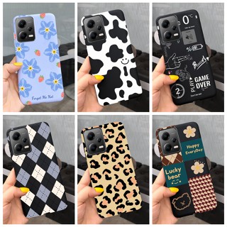 เคสโทรศัพท์ซิลิโคน TPU แบบนิ่ม พิมพ์ลายน่ารัก สําหรับ Xiaomi Poco X5 X 5 Pro 2023 PocoX5 X5Pro 4G