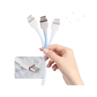 Custom Make Single Sleeved Pet Mechanical Keyboard Coiled USB To Type C Mini Micro Spiral Cable สีสัน Gx12 ซ็อกเก็ตการบิน