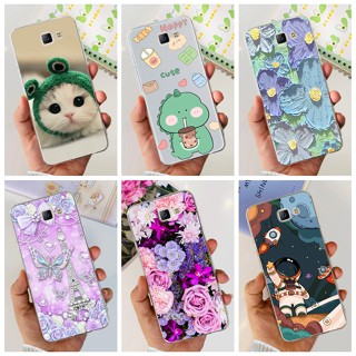 เคสโทรศัพท์มือถือ ซิลิโคนนุ่ม TPU ลายไดโนเสาร์ แมวน่ารัก สําหรับ Samsung Galaxy J4+ SM-J415F J4 2018 SM-J400F