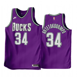 เสื้อกีฬาแขนสั้น ลายทีม Giannis Antetokounmpo Milwaukee Bucks 2023