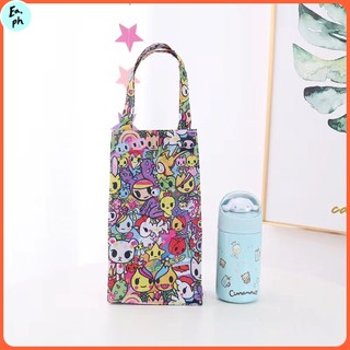 Character Bottle Bag Waterproof for Men and Women with Hardpad