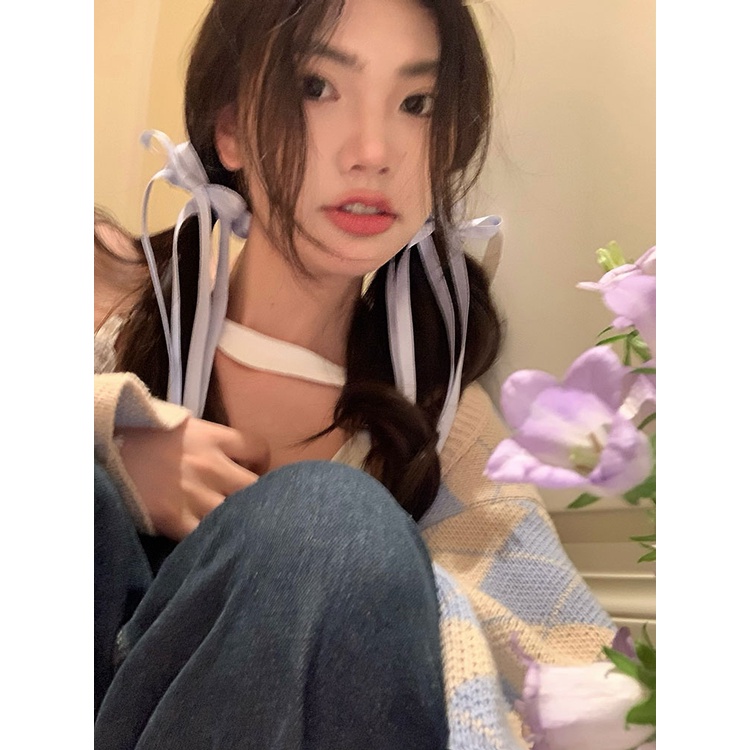 กิ๊บติดผมริบบิ้นโบว์ กิ๊บปากเป็ด กิ๊บหน้าม้า เครื่องประดับผม สําหรับสาวหวาน - รูปที่ 4