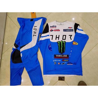 เสื้อกีฬาแขนสั้น ลายทีมวิบาก Troy Lee SE PRO FRACTURA สีดํา สีเหลือง สําหรับแข่งรถวิบาก 2023