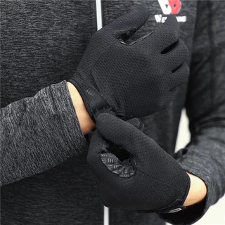 WEST BIKING ถุงมือซิลิโคน แบบเต็มนิ้ว หน้าจอสัมผัส กันลื่น เหมาะกับฤดูร้อน สําหรับขี่รถจักรยานยนต์