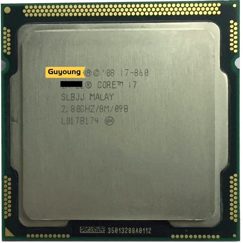 i7 860 cpu 2.8GHz LGA1156 8 MB ควอดคอร์ i7-860
