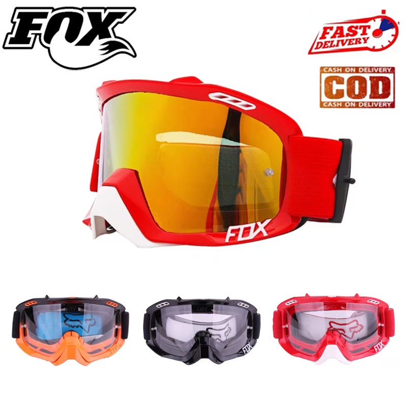 Fox Racing แว่นตากันลม กันฝุ่น สําหรับขี่รถจักรยานยนต์วิบาก