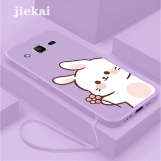 เคสโทรศัพท์มือถือ ซิลิโคน กันกระแทก ลายการ์ตูนกระต่าย ดอกคําฝอยน่ารัก สําหรับ Samsung J2 prime J2 ACE