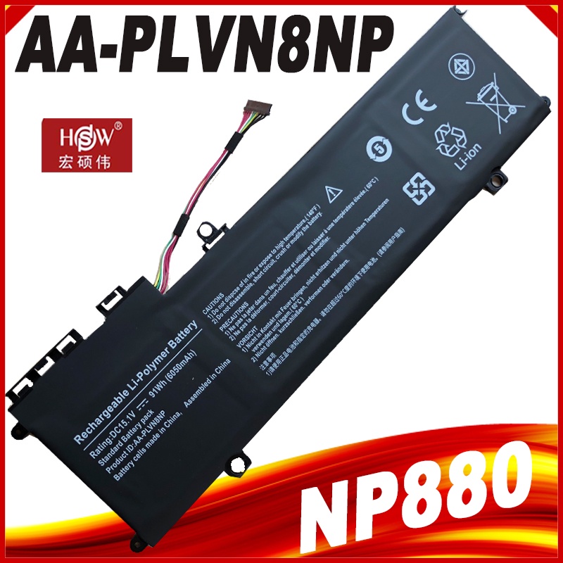 AA-PLVN8NP แบตเตอรี่แล็ปท็อปสำหรับ Samsung ATIV Book 8 880Z5E NP880Z5E NP780Z5E-S02CA NP780Z5E-TO2UK
