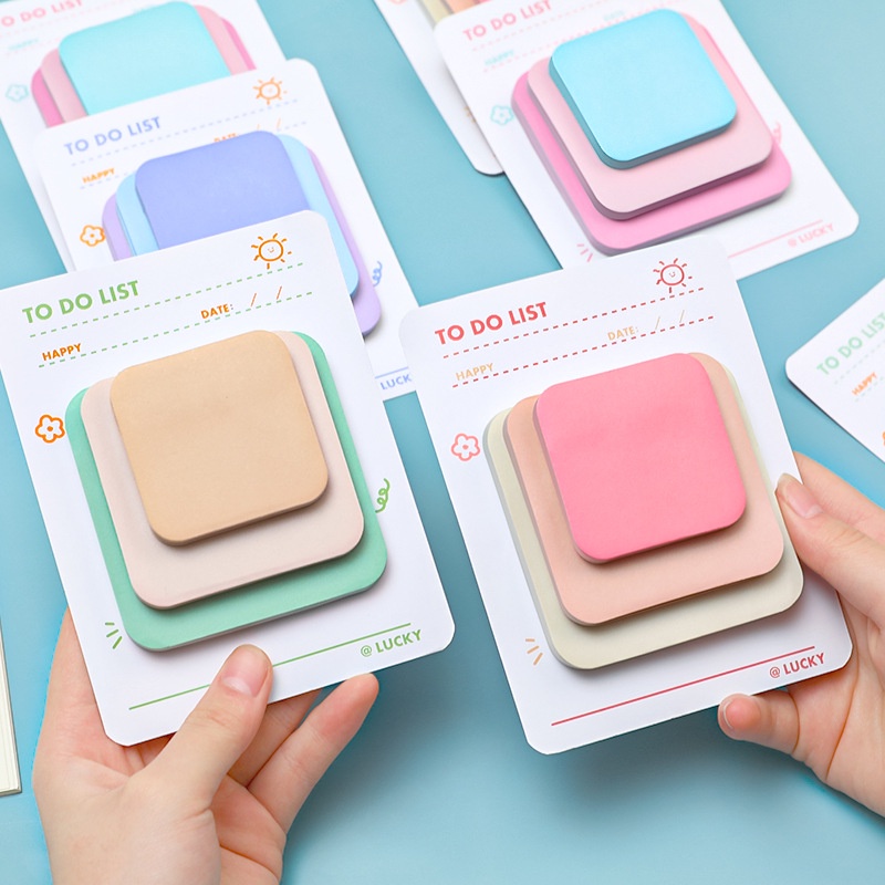 สติกเกอร์กระดาษโน๊ต ลาย Makaron 90 ชิ้น ต่อชุด