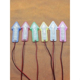 ไฟเลี้ยว LED 12V รถจักรยานยนต์ ลำแสง ไฟท้าย ตกแต่ง ไฟเบรค ไฟแฟลช หลอดไฟสีเหลือง