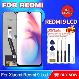 อะไหล่หน้าจอสัมผัสดิจิทัล LCD แบบเปลี่ยน สําหรับ Xiaomi Redmi 9 M2004J19G M2004J19C