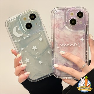 เคสโทรศัพท์มือถือแบบนิ่ม ใส กันกระแทก ลายดรีมสตาร์ สําหรับ iPhone 14 13 12 11 Pro Max X Xr Xs Max 8 7 6 6s Plus SE 2020