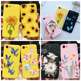 เคสโทรศัพท์มือถือ ซิลิโคนนิ่ม TPU ลายดอกเดซี่ ดอกทานตะวัน สีแคนดี้ สําหรับ Oppo F7 Youth OppoF7 Youth