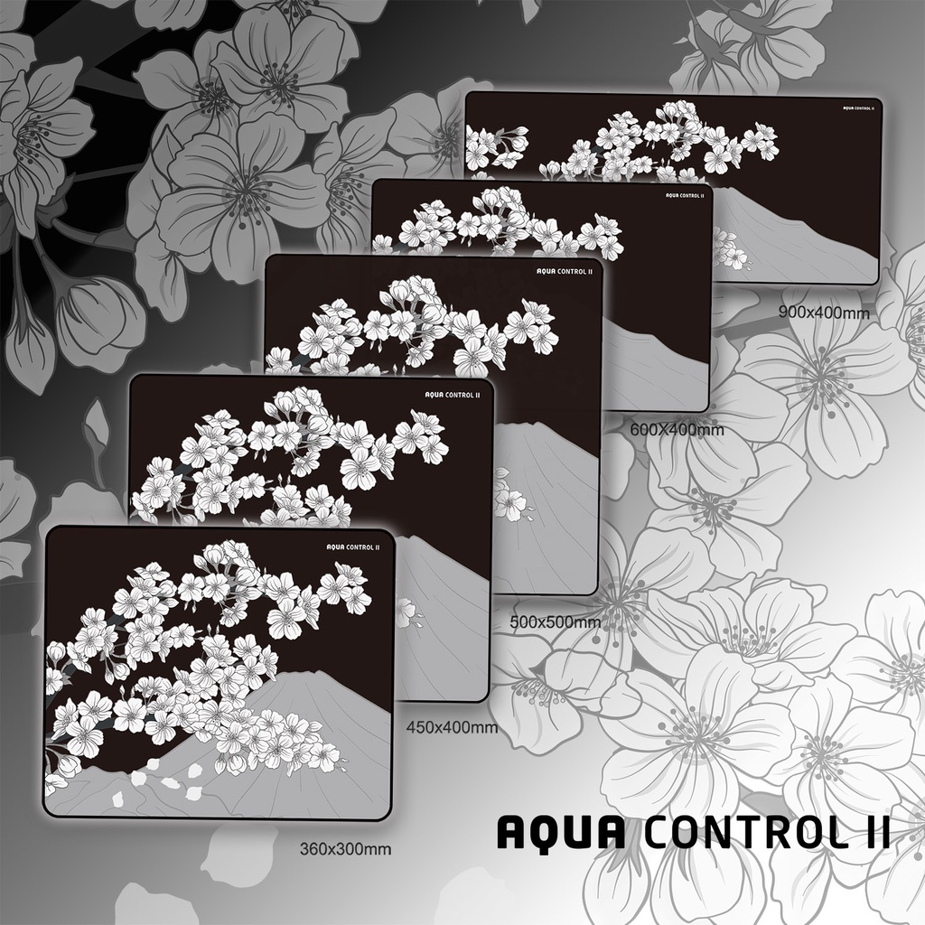 แผ่นรองเมาส์สําหรับเล่นเกม X-raypad Aqua Control II Sakura Night