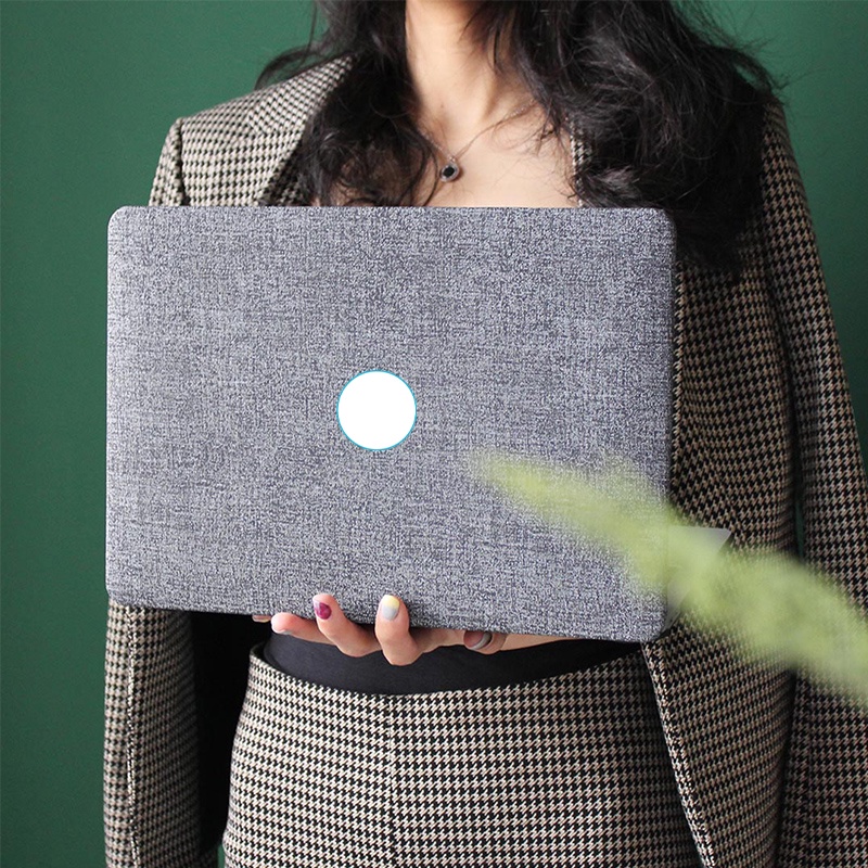 เคสผ้ายีนส์สีดําพร้อมฝาครอบคีย์บอร์ดสําหรับ 2026 macbook Neo A3404 Pro M5 A3434 Air M5 13 นิ้ว A3449 N4 A3240 Air M1 A2 A2 A2338 2012-2017 Air 13 A1466 Air