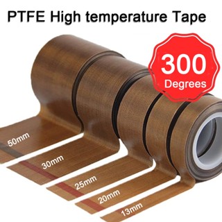 เทปต้านทานอุณหภูมิสูง 300° C PTFE เครื่องซีลเทปกาว กันน้ํา มีกาวในตัว