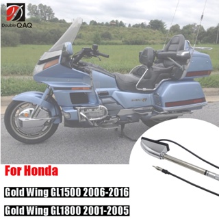 ชุดเสาอากาศโครเมี่ยม สําหรับรถจักรยานยนต์ Honda Goldwing GL1800 GL1500 2001-2017