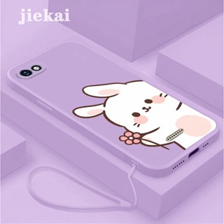 เคสโทรศัพท์มือถือ ซิลิโคน กันกระแทก ลายการ์ตูนกระต่าย ดอกคําฝอยน่ารัก สําหรับ Redmi 6A