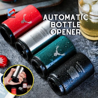 Susan1188 Automatic Stainless Steel Bottle Opener Push Down Bottle Cap Opener Kitchen Accessories