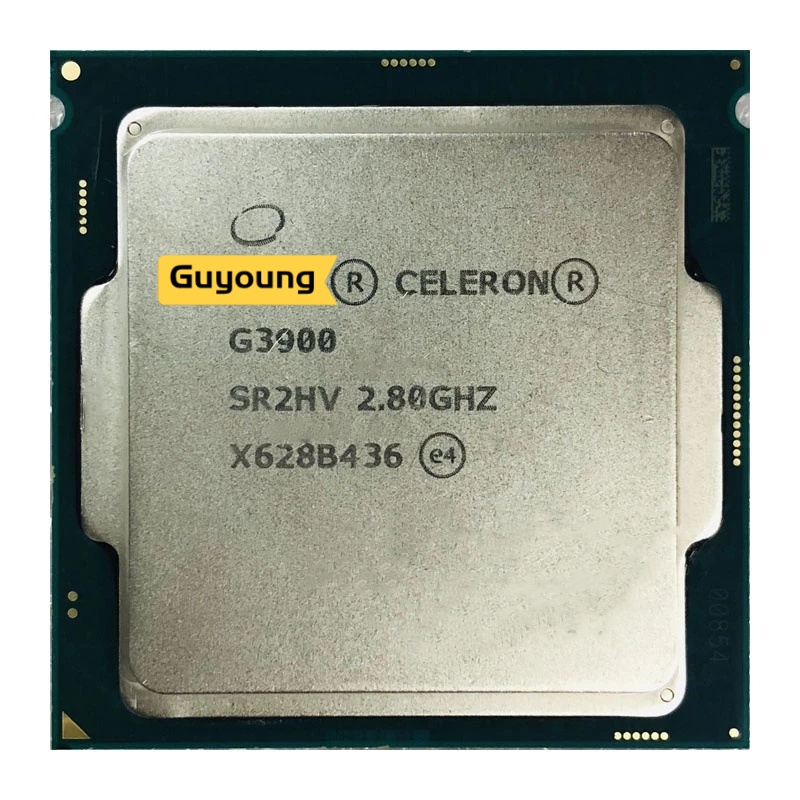 แคช G3900 Dual Core 2.8GHz TDP 51W LGA 1151 2MB พร้อมกราฟฟิก HD DDR4 RAM14nm สําหรับ CPU เดสก์ท็อป
