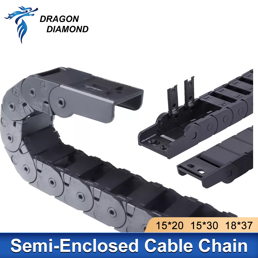 Drongon สายโซ่พลาสติก กึ่งปิด ยาว 1 เมตร สําหรับเครื่องพิมพ์ CNC