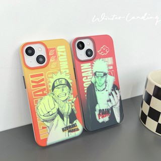 เคสโทรศัพท์มือถือ กันกระแทก ลายการ์ตูนนารูโตะ สําหรับ iPhone 14 13 12 11 Pro Max iPhone11