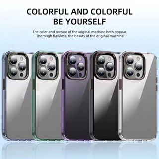 【MJ-Case/Green color】เคส compatible for iPhone 14 pro max 13 pro max case transparent acrylic hard case