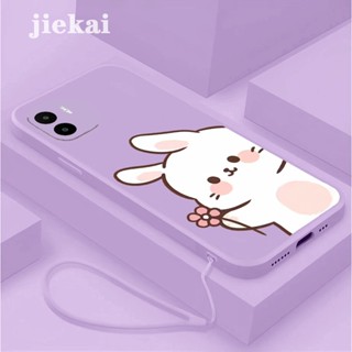 เคสโทรศัพท์มือถือ ซิลิโคน กันกระแทก ลายการ์ตูนกระต่าย ดอกคําฝอยน่ารัก สําหรับ Redmi A1