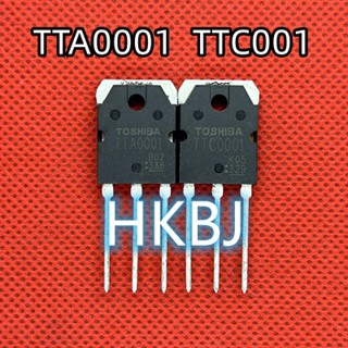 ใหม่ ของแท้ หลอดขยายเสียง Darlington TTC0001+1PCS TTA0001 TO-3P 18A 160V 1 คู่ HKBJ