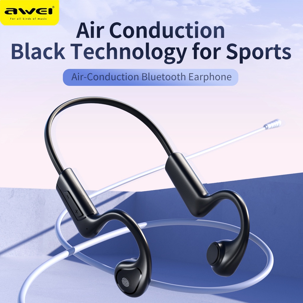 Awei A886BL หูฟังบลูทูธไร้สาย Air Conduction Bluetooth Earphone แยกเสียงซ้ายขวา มีไมค์