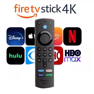 Amazon รีโมตควบคุมด้วยเสียง L5B83G Aihome Amazon Fire TV Stick 4K Max (รุ่นที่ 3) | Alexa รีโมตควบคุมด้วยเสียง | สตรีมมิ่ง ความละเอียด 4K | Dolby Atmos (รีโมทเท่านั้น)