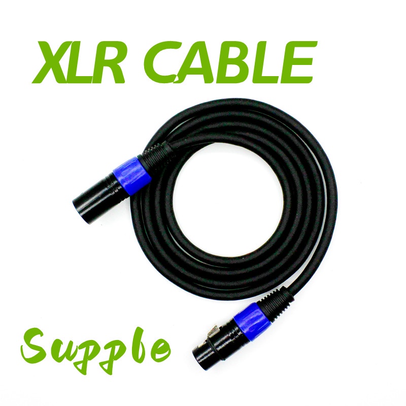 สายเคเบิ้ลไมโครโฟน พร้อม Xian Sheng XLR Male to Roxtone XLR Female Signal Patch Mono Stereo