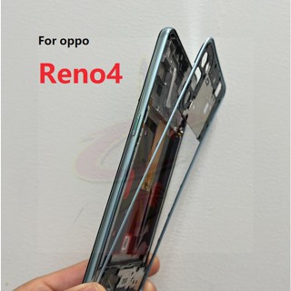 กรอบกลาง รองรับด้านหลัง สําหรับ oppo Reno4 Reno 4 5G