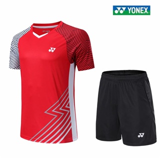 Yonex ใหม่ ชุดเสื้อกีฬาแบดมินตัน แบบแห้งเร็ว สําหรับผู้ชาย ผู้หญิง 2026