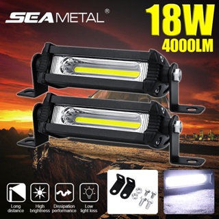 Seametal ไฟตัดหมอก Led 12v 24v COB 4 นิ้ว สําหรับรถมอเตอร์ไซค์ สกูตเตอร์ รถ Atv ออฟโร้ด