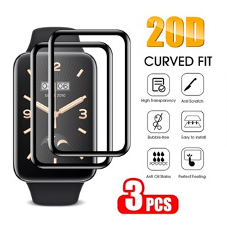 ฟิล์มกันรอยหน้าจอ แบบเต็มจอ ไม่ใช่กระจก สําหรับ Xiaomi Mi Band 7 Pro 6 5 Mi Band 7 Pro Smart Watch 3 ชิ้น