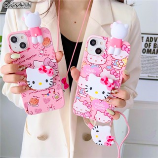 ใหม่ เคสโทรศัพท์มือถือ TPU ลายการ์ตูนคิตตี้ พร้อมขาตั้ง สําหรับ Samsung Galaxy A12 A22 A32 A52 A72 4G 5G A21s A31 A51 A71 A11 A10s A20s A30 A20 A30s A50s A50 A10 M10 A7 A9 2018 A750