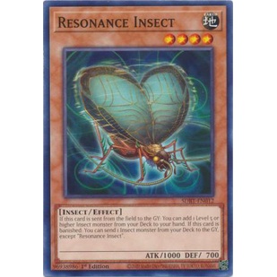 การ์ด Yugioh - TCG (UK) - Resonance แมลง / SDBT-EN012