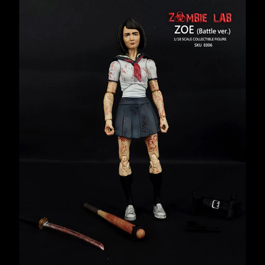 1/18 Zombie Zoe (After Battle) Action Figure