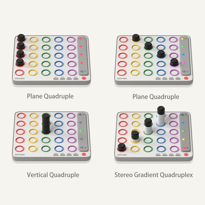 Giiker เกมกระดาน 3D 5x5x5 สี่แถว พร้อมของเล่นอัจฉริยะ AI Space สร้างสรรค์ สําหรับเด็ก - รูปที่ 3