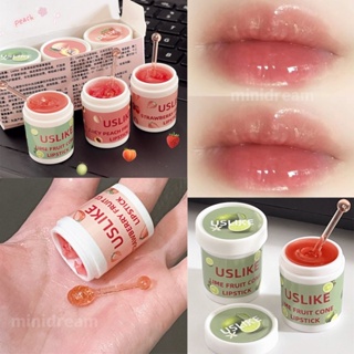 Uslike Hydrating Strawberry Juicy ลิปบาล์ม ป้องกันริมฝีปากแตก ติดทนนาน ชุ่มชื้น อวบอิ่ม ชุ่มชื้น ลิปมาสก์