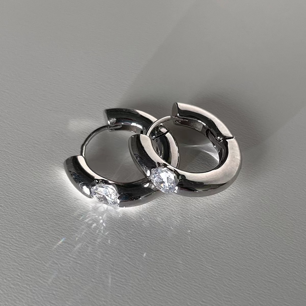 💕การจัดส่งที่รวดเร็ว 💕S925 ซิลเวอร์ที่มีคุณภาพสูงต่างหูเพทายฝรั่งเศสสำหรับผู้หญิง - รูปที่ 2