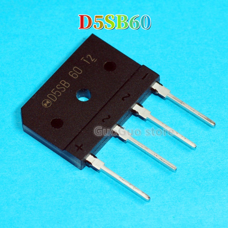 60 5 ชิ้น D5SB60 D5SB 5A/600V Rectifier Bridge Stack ใหม่ pxb9