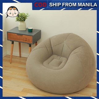 Lazy Inflatable Sofa Chairs Thickened PVC Lounger Seat Tatami Bean Bag Sofas for Living Room