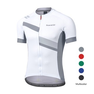 Santic Men Cycling Jersey Breathable Elastic Quick-dry Bike …