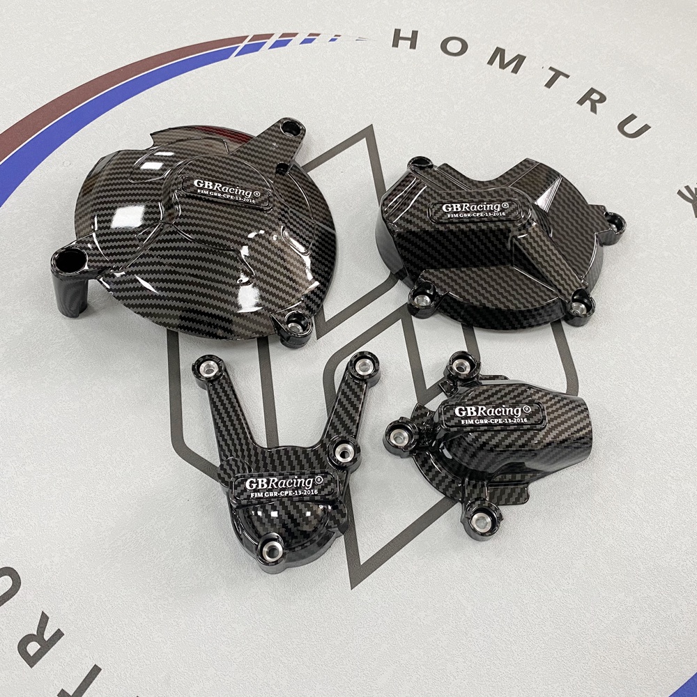 ฝาครอบป้องกันเครื่องยนต์ คาร์บอนไฟเบอร์ สําหรับ BMW S1000R 2017-2020 & S1000RR 2017-2018 & S1000XR 2015-2019