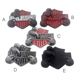 ใหม่ สติกเกอร์โลหะ ลายตราสัญลักษณ์ HARLEY DAVIDSON 3D สําหรับติดตกแต่งรถมอเตอร์ไซค์ รถจักรยาน 1 ชิ้น