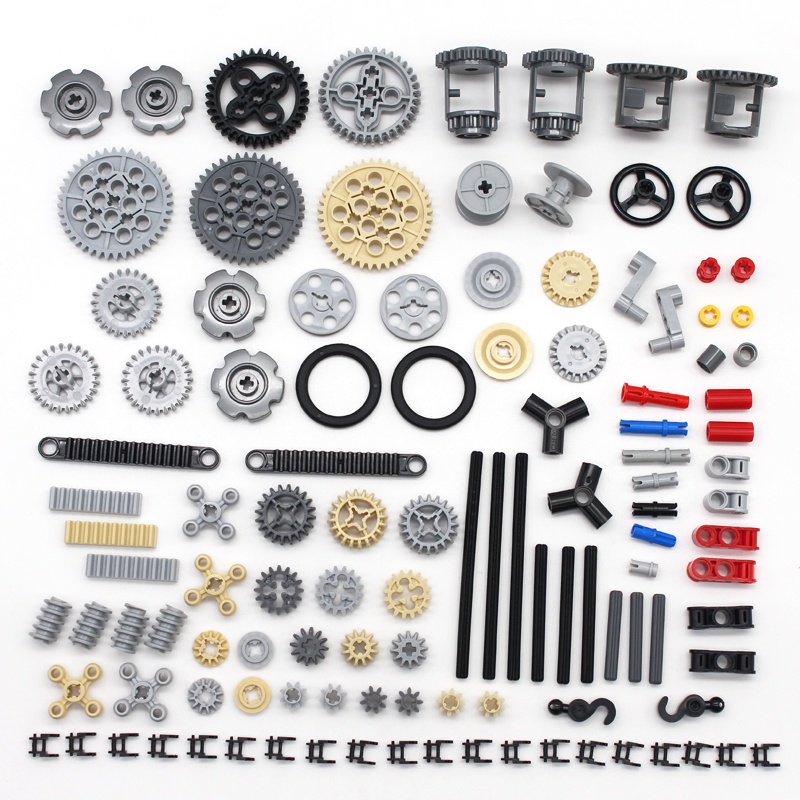 Technic บล็อกตัวต่อ เพลาเกียร์ MOC 116 ชิ้น เข้ากันได้กับของเล่น เทคนิค เข้ากันได้กับ