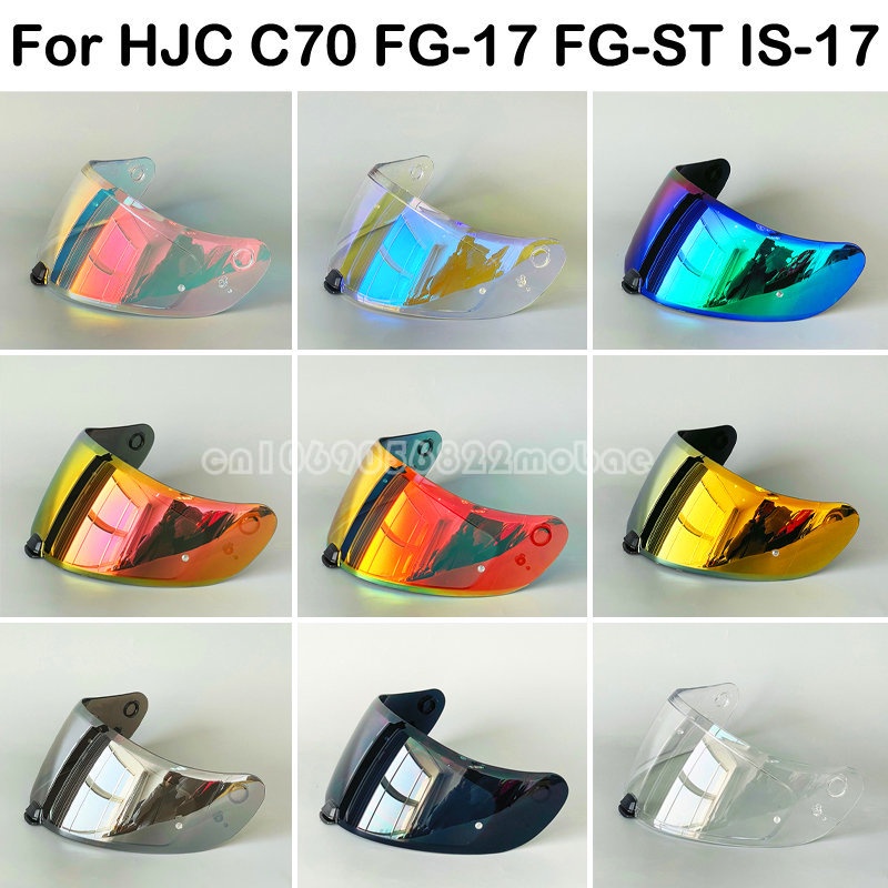 ที่บังแดดหมวกกันน็อครถจักรยานยนต์ ป้องกันรังสียูวี สําหรับ HJC HJ-20M FG-ST FG-17 C70 IS-17 Viseira Capacete